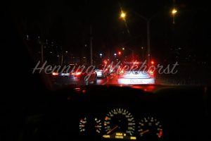 Autofahrersicht bei Nacht - ImageShop