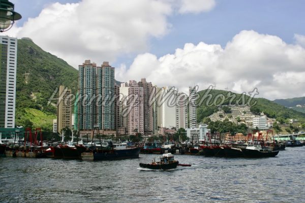 Blick nach Aberdeen auf Hong Kong - ImageShop