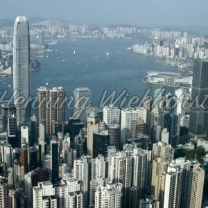 Blick vom Peak über Hong Kong - ImageShop