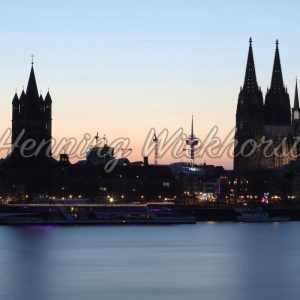 Der Abend über Köln - ImageShop
