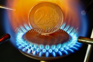 Gas verbrennt Geld - ImageShop