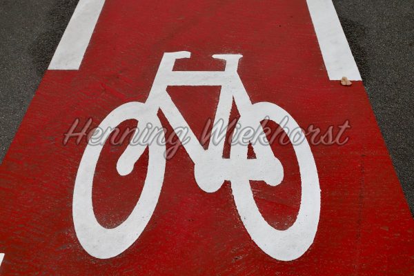 Kennzeichnung Fahrradweg - ImageShop