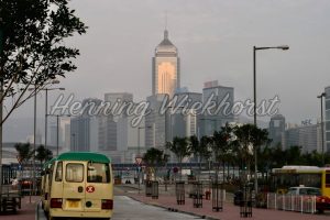 Skyline von Wan Chai in der Abendsonne - ImageShop