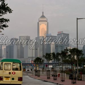 Skyline von Wan Chai in der Abendsonne - ImageShop