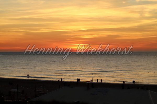 Sonnenuntergang an der Nordsee - ImageShop