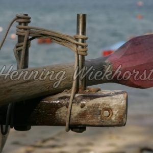 Steuerruder am Drachenboot - ImageShop