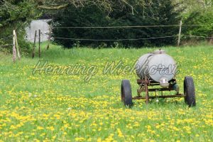Wassertank auf Blumenwiese - ImageShop
