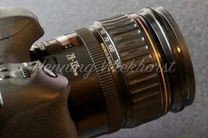 Zoom-Objektiv an einer Kamera - ImageShop